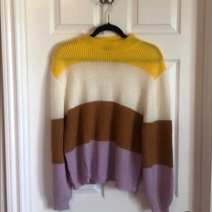 Colorblock sweater